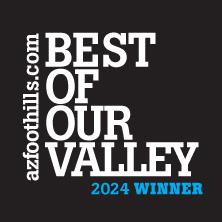 AZ Foothills Magazine - Best of Our Valley 2024 Winner
