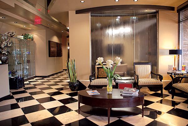 Guerra Plastic Surgery Center lobby.