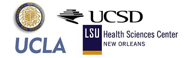 UCLA - UCSD - LSU Health Sciences Center - logos