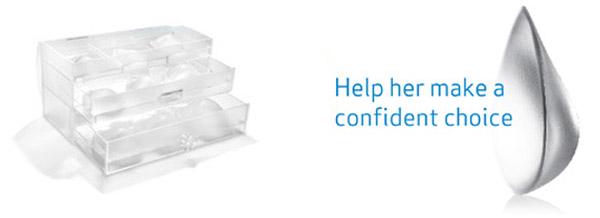 Dr. Aldo always uses the Mentor® Volume Sizing System at your consultation.